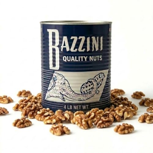 Bazzini Walnut Halves 2.5lb Bulk Vacuum Tin