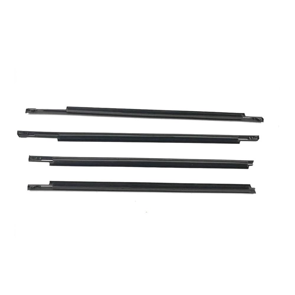 Syxlsjw One Color Sealing Strip For Toyota For Prius 2004-2009 4Pcs Window Outer Weatherstrip Side Door Glass Rubber Belt Moulding Trim Sealing Protector