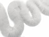 2 Yards - Snow White Turkey Medium Weight Marabou Feather Boa 25 Grams Halloween Costume Party...
