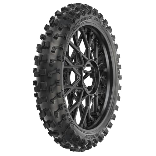 Image of Pro-Line Racing Dunlop Geomax MX33 V2 Bead CR4 Front Tire MTD Bullyspoke Black Promoto-MX PRO1022910