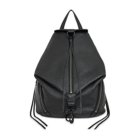 Rebecca Minkoff Women's Julian Backpack, Black, One Size Cover