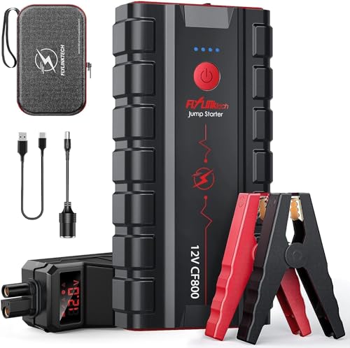 FLYLINKTECH Arrancador de Coches (Red, 5000A)