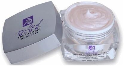 Naked Glow The Calming Night Lift - Collagen Building Anti-Wrinkle Overnight Treatment - 1.77 oz