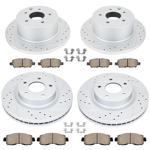 Image of Acinoparts Front and Rear Brake Kit Replacement for Nissan Altima 2013-2025