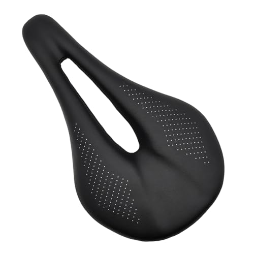 Selle de vélo anti douleur en cuir creux pour éliminer les frottements
