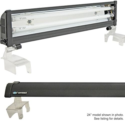 Odyssea 20" T5 HO Aquarium Light Dual Fluorescent Hood Fixture - Plant 2x18W