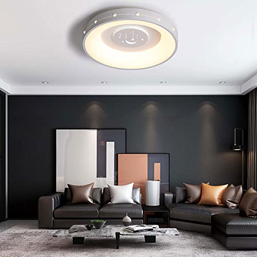 Lustres à intensité variable LED 26 W moderne avec télécommande pour ajuster la lumière