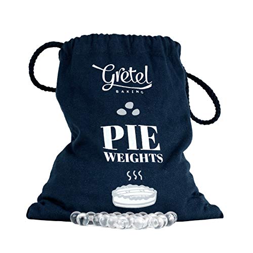 Gretel Baking Glass Pie Weights  Dust Free  Heat Safe  Borosilicate Glass  Baking Beans with Drawstring Bag for Blind Baking Pie Crusts  25 Pounds