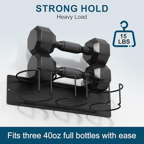 magnetic stanley cup holder with 6 hook rack tumbler organizer for fridge water bottle organizer for stanley 30amp40 oz stanley cup accessories for kitchen cabinet 3 pack black