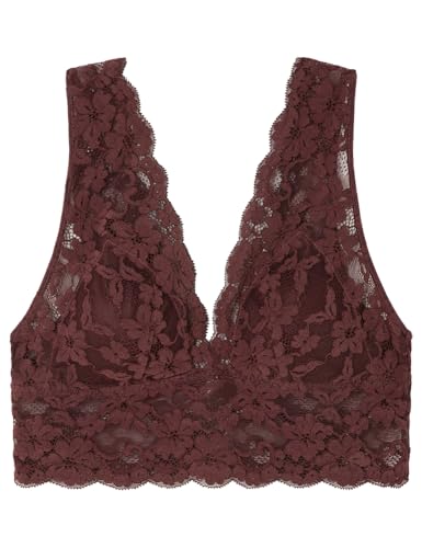 Ya en mundofriki.es: Women´secret Sujetador con Almohadilla extraíble Superior Colección Bralettes Autumn, Standard Wine, XL para Mujer