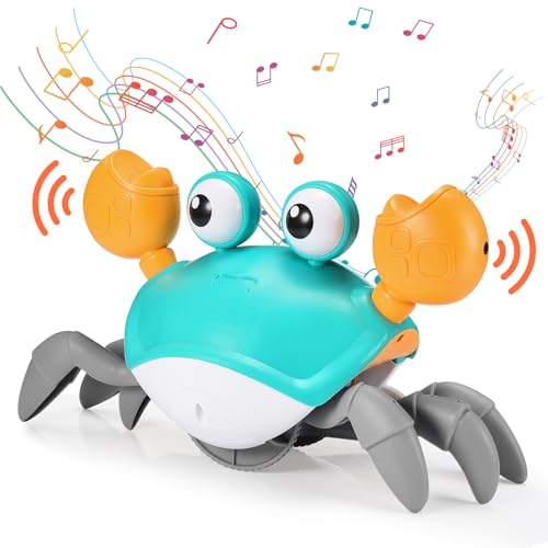 Toyzey Cangrejo Juguetes Musicales para Bebes 1-2 Años - Regalo Original para Niños y Niñas - Juguete Educativo