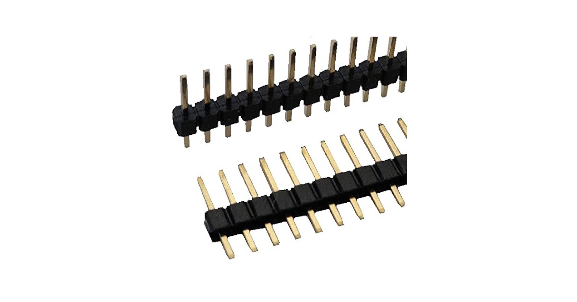 Amazon | 1×3=3P ピンヘッダ 金メッキ 2.54mmピッチ 6個入 ＜con-000