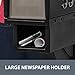 Step2 Mailmaster Hudson Mailbox & Post, Weather Resistant, Large Outdoor Mailboxes, Made of Durable Plastic, Easy to Install, Flag Included, Black