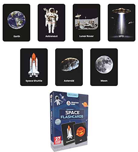 Image of SPARTAN KIDS Flash Cards for Kids Early Learning (Set of 5) | Easy & Fun Way of Learning 1 Year to 6 Years Babies,Cognitive Skills