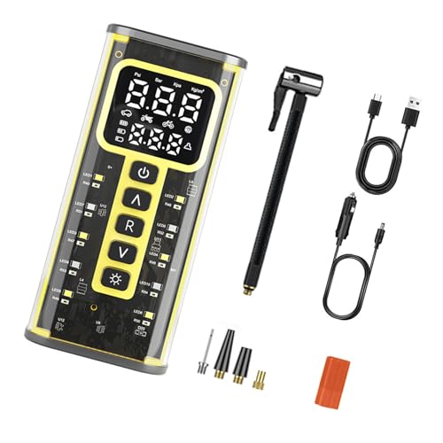 Gonfleur de pneu automatique de voiture petit compresseur d'air portatif pour pneu de moto