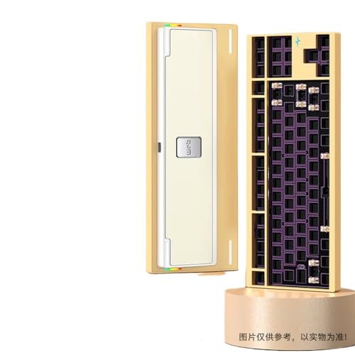 CRUSH80 RGB �J�X�^�� �K�X�P�b�g�t���A���~�j�E�� 3 ���[�h��x���Q�[�~���O ���J�j�J�� �L�[�{�[�h �L�b�g(YELLOW RGB)