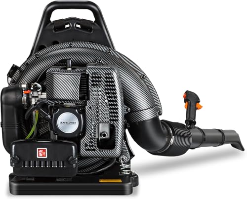 72CC Gas Backpack Leaf Blower, 760 CFM, 230 MPH 2-Stroke Blower with Adjustable...