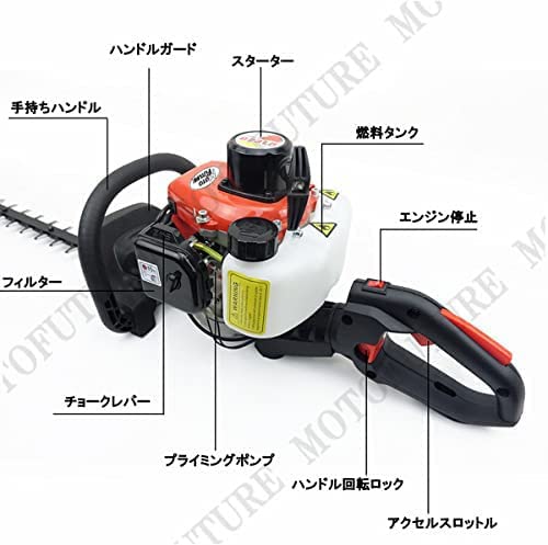 Amazon | エンジン式 ヘッジトリマー と 替え刃 カッター付きセット