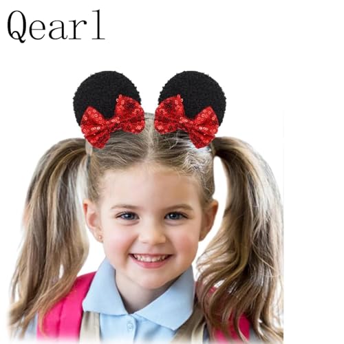 Pinzas para el cabello con orejas de ratón, 12 piezas miniatura 2