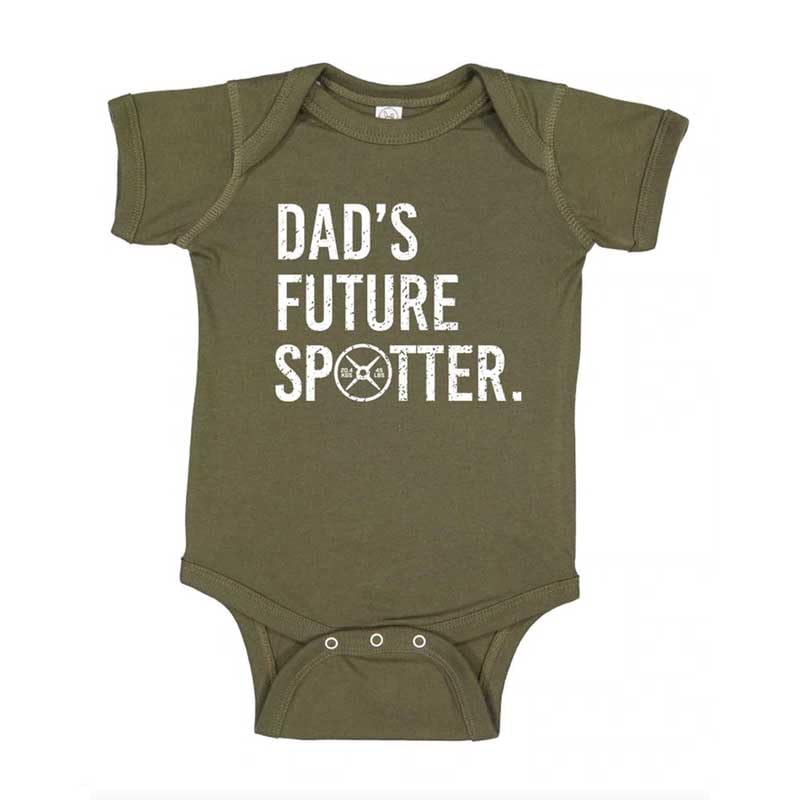 Image of DadBod Apparel DB Dads Future Spotter Unisex Bodysuit, Baby Boy or Baby Girl, Cotton One Piece