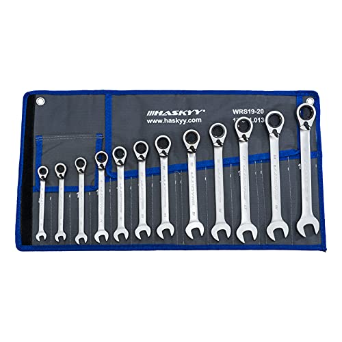 Wright Werkzeug Maulschlüssel-Set, 7-teilig, 12-kant, Satiniert (3/8" Bis 3/4")