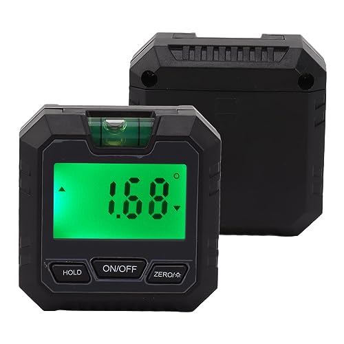 Medidor de ángulo digital con base magnética ABS miniatura 3