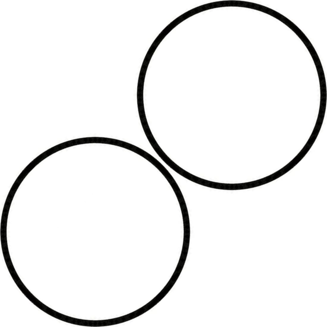 Engine Coolant Thermostat Seal Replacement F81Z 8255 AA, F4TZ 8255 A for Ford E-350 Super Duty 1999 2000-2003 for E-350 Club Wagon 2003 for Ford E-350 Econoline 1996-1997 2 Pcs