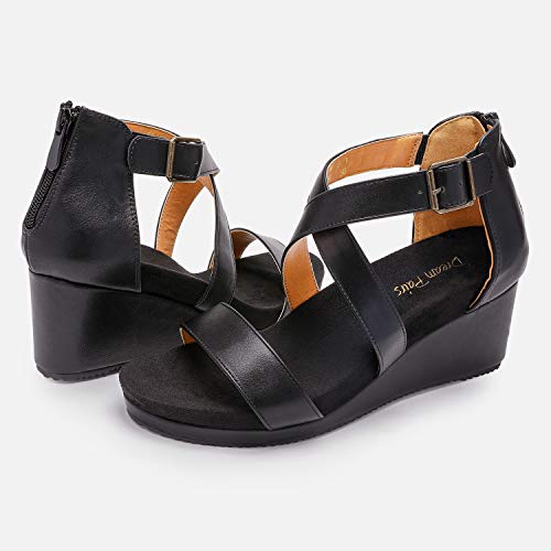 Image of DREAM PAIRS Women's Wedge Platform Summer Sandals