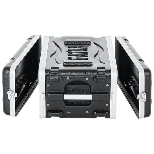Gator Cases leichtes, geformtes 4U-Rack-Gehäuse mit hochbelastbaren Verschlüssen; geringe Tiefe von 36 cm, 4U (GR-4S)