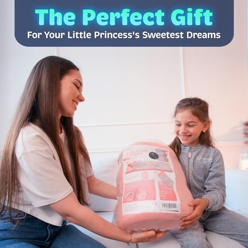 kids sleeping bag for boys amp girls - glow in the dark for ages 3 large with pillow pocket extra soft toddler blanket 6634 x 3334