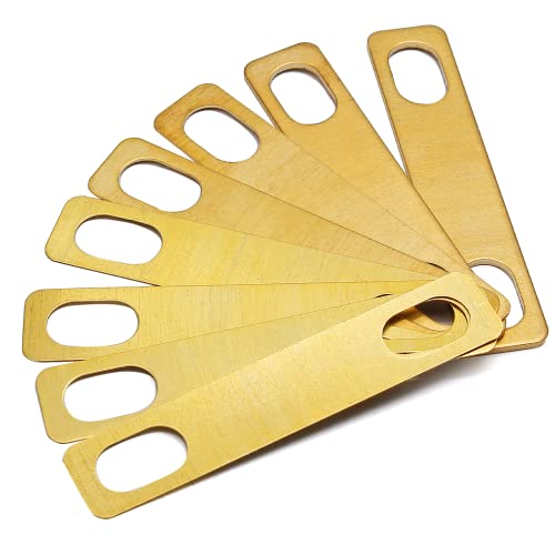 8pcs Gold Guitar Neck Shims for Repair