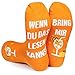 Produktbild BOFUNX Apero Geschenk Apero Socken - Wenn Du Das Lesen Kannst Bring Mir Apero Spritz Socken für Geburtstag Weihnachten Neujahr Karneval Apero-Liebhaber Geschenk 38-46