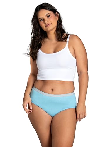 Image of Fruit of the Loom Women's Eversoft Cotton Underwear Multipacks, Tag Free & Breathable, Available in Plus Size