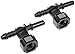 Dorman 800-177 Quick Connector 5/16 In. Steel TEE to 6mm with O-ring, 2 Pack