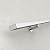 Muzata 10ft Staircase handrail Brushed Stainless Steel Safety Wall Mounted for Indoor Outdoor Stair Hand Railing Rectangular 1"x2" Pipe on Stairs Balusters HK28 SL4,HR0 HR5