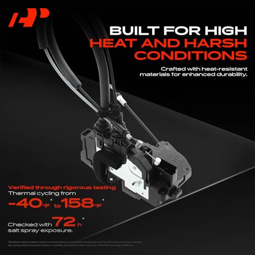 Image of A-Premium Rear Left Driver Side Door Lock Actuator Compatible with Hyundai Santa Fe 2006-2009 Sport Utility