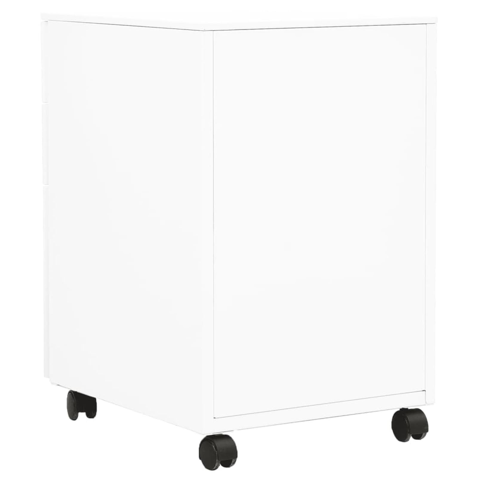 ZEYUAN Schedario Mobile Bianco 39x45x60 cm in Acciaio,Schedario,Schedario da Ufficio,Mobiletto per Documenti(SPU:335978)