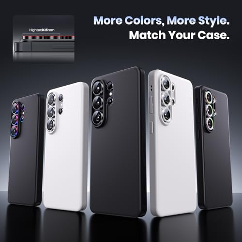 Image of Hoerrye Camera Protection for Samsung Galaxy S26 Ultra - Individual Camera Protection, Anti-Scratch, 9H Hardness Film, Scratch-Resistant, Drop Protection Made of Space Titanium in Military Grade