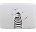 CV-01 Amovible Vinyle Autocollant Decal Sticker pour MacBook Pro Air Mac 13 Pouces pour Ordinateur (Phare)
