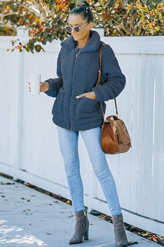 image for PRETTYGARDEN Women's Fashion Winter Coats Sherpa Fleece Faux Fur Shear