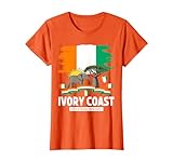 Drapeau de la Côte d'Ivoire Idée de costume pour homme avec des racines ivoiriennes avec fière drapeau de la Côte d'Ivoire dans le design pour montrer votre patrimoine ivoirien le jour de la culture. Idée de tenue de drapeau ivoirien pour petit-fils ou petite-fille avec des racines d'Afrique de l'Ouest.