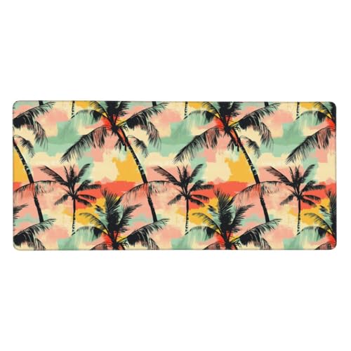 Tapis de souris pour clavier PC grand format de jeu avec base caoutchouc