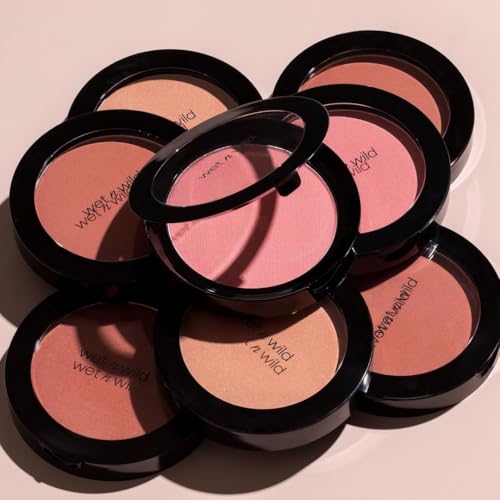 Image of wet n wild Color Icon Blush, Effortless Matte Natural Sheer Glow & Seamless Blend, Luxuriously Infused Smooth Jojoba Oil, Cruelty-Free & Vegan - Mellow Wine