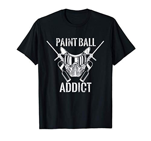 Paintball Addict Tshirt - Paint Ball Shooting Juego Camiseta