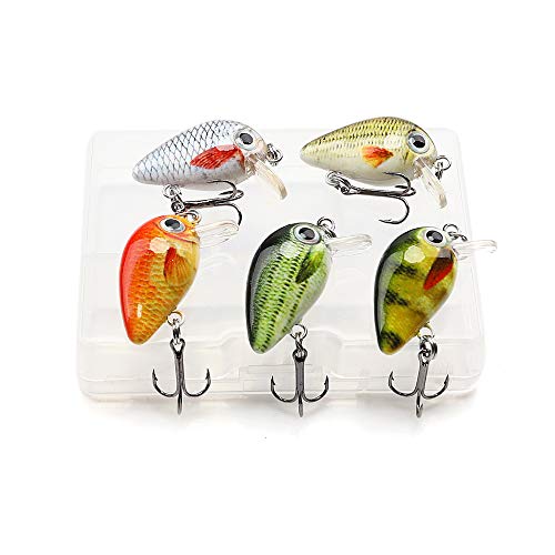VTAVTA Bass Fishing Lures Crankbaits Mini Fish Lures Topwater Fish Wobblers Baits Lifelike
