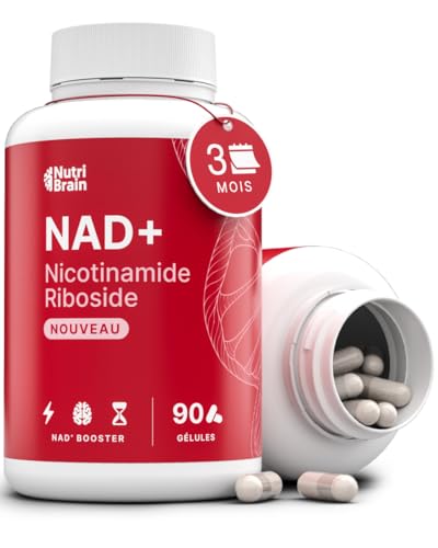 NAD+ Haute Absorption Nicotinamide Riboside 300mg | 90 Gélules | Anti-Âge et Fatigue | NAD+ Booster, Santé Cellulaire et Vitalité | Formule Premium | Sans Gluten | Sans OGM