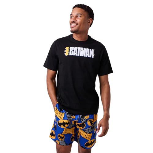 Bioworld Batman Logo Men's 2-Pack Pajama Set