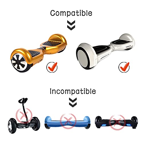 Locisne Rekbaar Aluminium Balans Scooter Stuur voor 6.5CM (2.56") Diameter Roller Twee Wielen Scooter, Beginner Elektrische Hoverboard Stand, Smart Hoverscooter Ondersteuning Stuur - zilver - Afbeelding 7