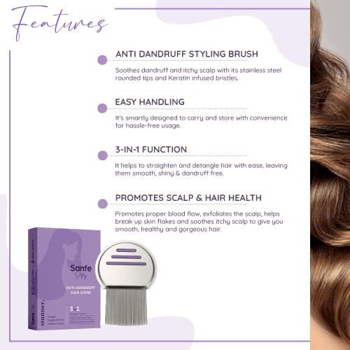 Image of Sanfe Selfly Stunner Anti-Dandruff Hair Comb