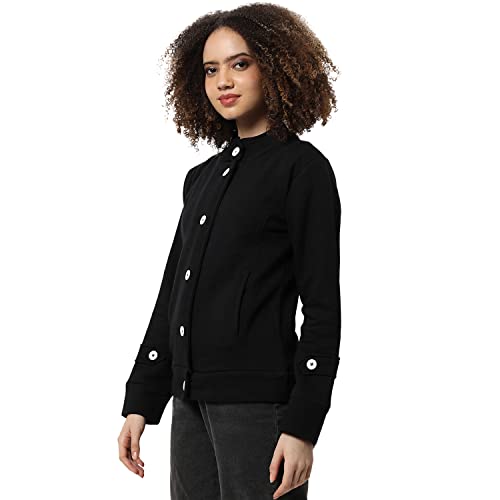 Image of PINACOLADA Women's Puffer Regular Fit Bomber Jacket For Winter Wear | Standing Collar | Full Sleeve | Zipper | Casual Jacket For Woman & Girl | Western Stylish Jacket For Women